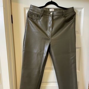 Aritzia Wilfred Melina Pants - 12 - Dark Olive